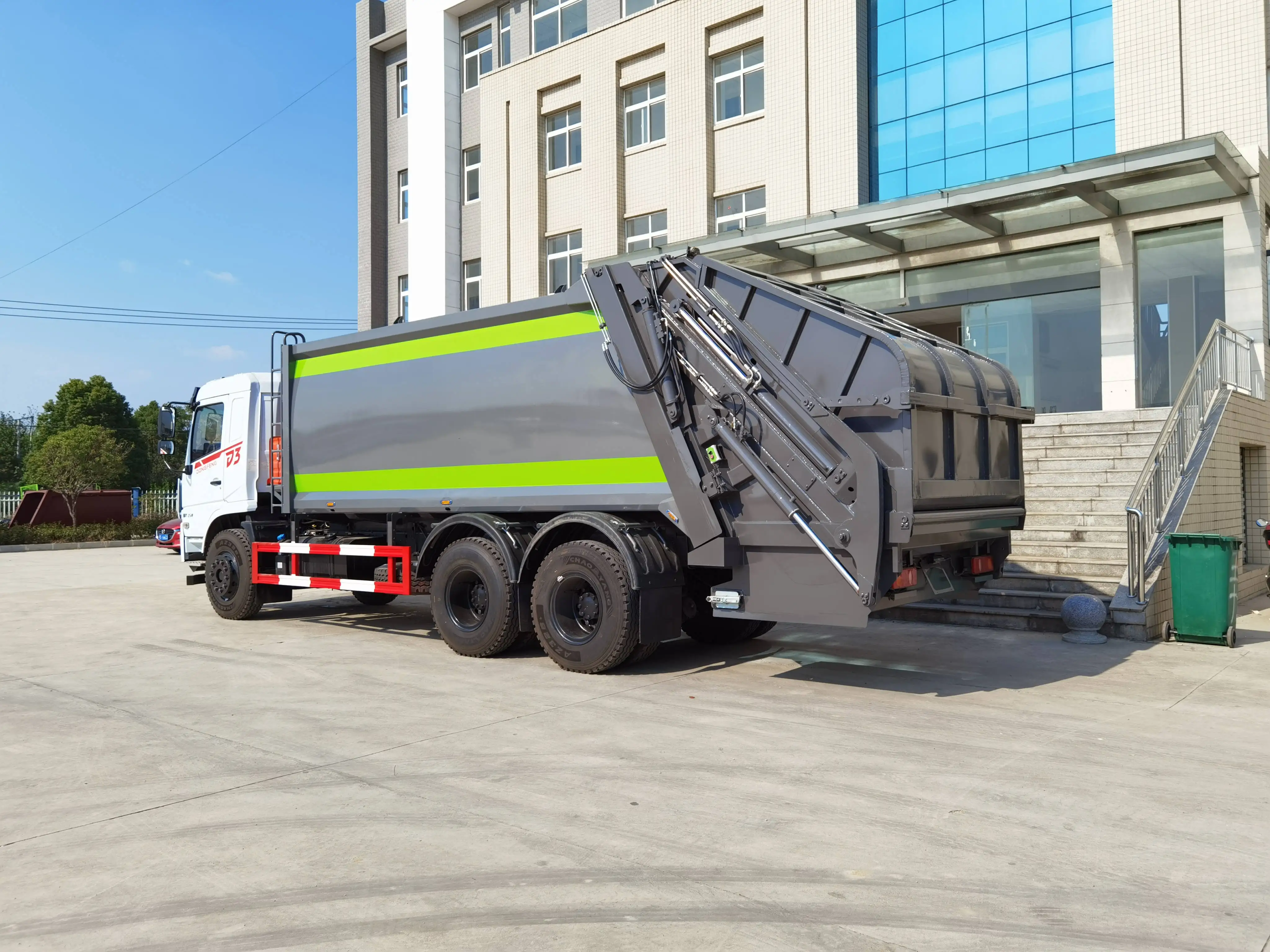 Factory Outlet 19cbm Rubbish Bin Press Garbage Compactor Trash Compactor Tool Manual Trash Compactor Roadcleaner
