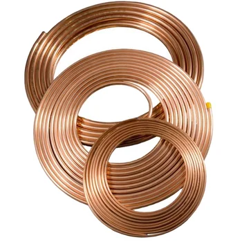 C12300 C12200 C11000 99.9% Pure Copper Seamless Pancake Coil Pipe Copper Tube Coil  Air Conditioner