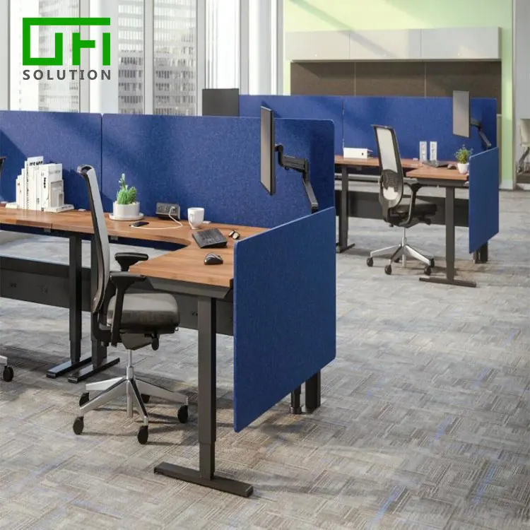 Звуковое управление, полиэфирное волокно, ПЭТ, акустический конфиденциальный экран, шумоподавление, акустическое Боковое крепление, настольные разделители