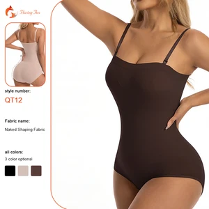 Premium Women's Slimming Bodysuit Effective Waist Cinchers Hip Enhancer Firm Control Anti-Bacterial Strapless Multiple Colors