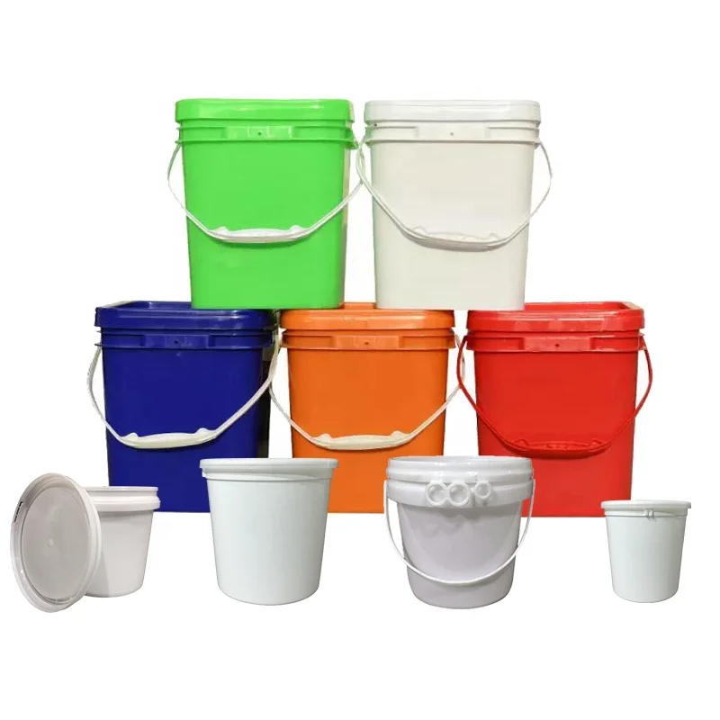Durable Removable Empty 20L/25L/30L Plastic Barrel Bucket for Water/chemical/food Grade Ingredient Storage