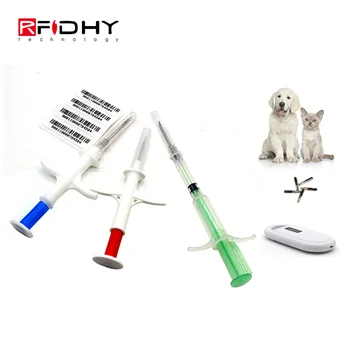 Animal Micro Chip FDX-B 125KHz/ 134.2KHz Implant Glass Tag Pet Microchip for Cat / Dog / Horse Animal Tracking