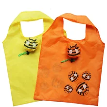 promotion gift foldable reusable animal shopping tote bag promotional business gifts cute bee designs custom logo
