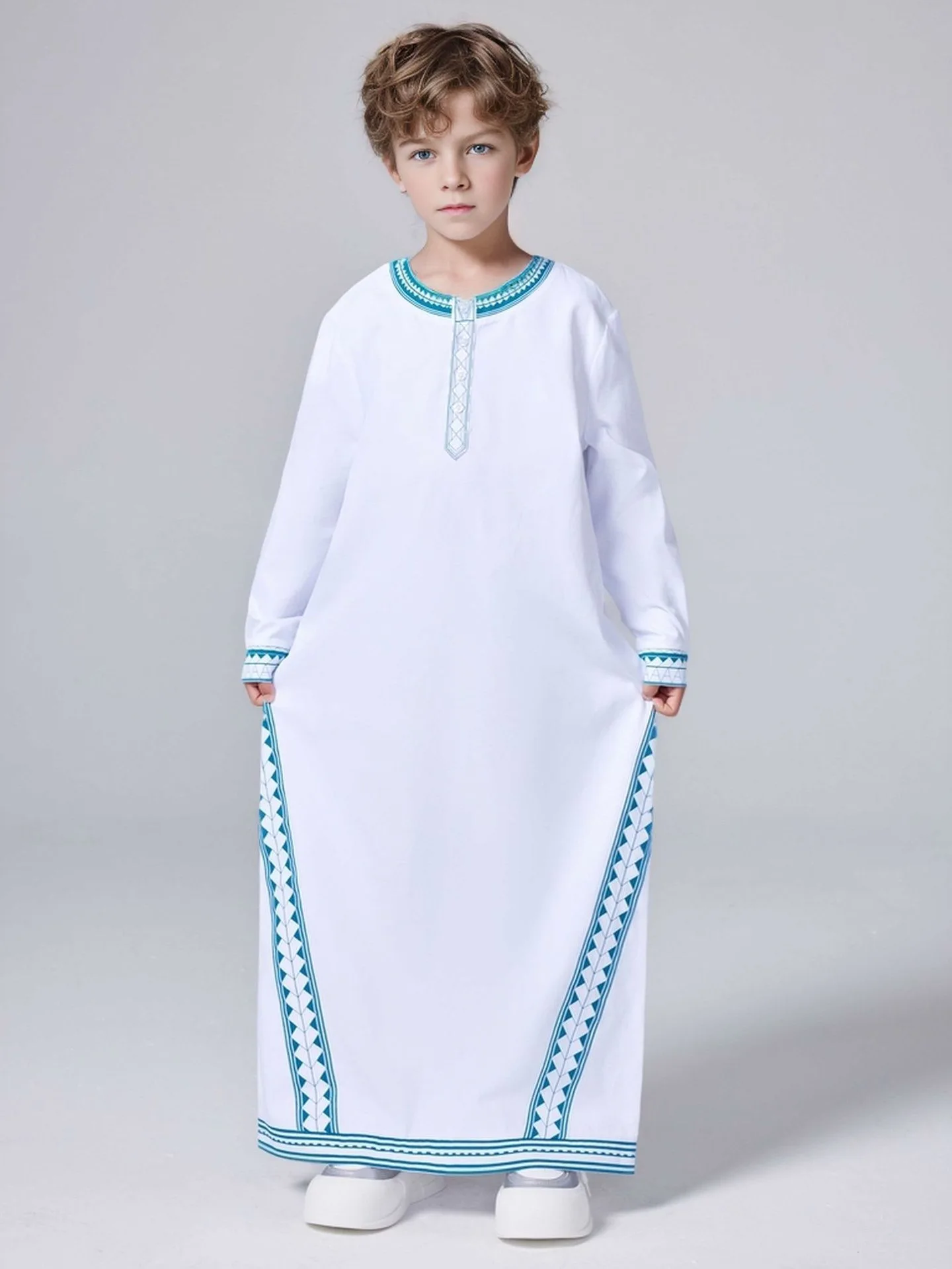 Wholesale Simple Fashion Middle East Dubai Turkey Boys Printed