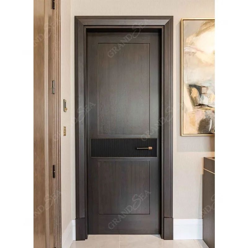 Latest Design Soundproof Wooden Doors Design Interior Door Solid Wooden PVC MDF Doors