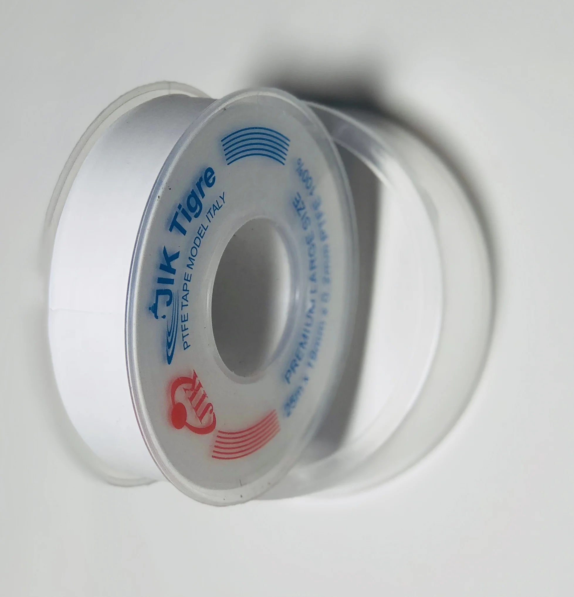 Transparent 19mm Spool and Cap PTFE Tape for  Seal Tape for Pump Fittings Valves Pipes for Various Sealing Needs