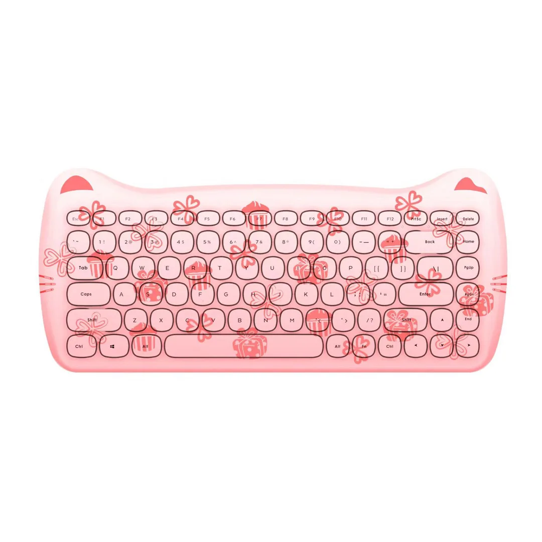 От оригинального производителя onlywheel в прямо с фабрики SMK-668M3AG красочные беспроводная клавиатура с смешанный красочный колпачки и из лакированной кожи