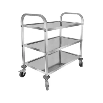 High quality stainless steel room service trolley cart food service