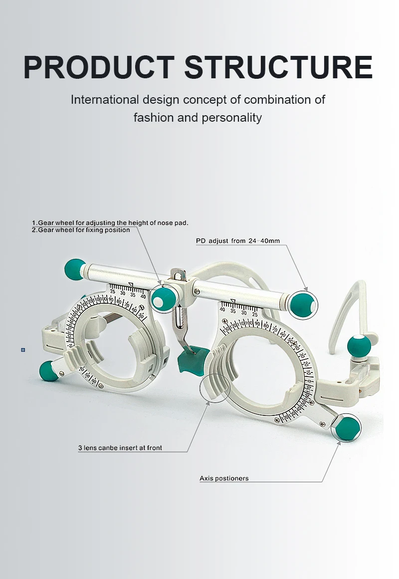 Rightway Brand Optical Optometry Equipment  Frame Eye Test Lens Trial Frames