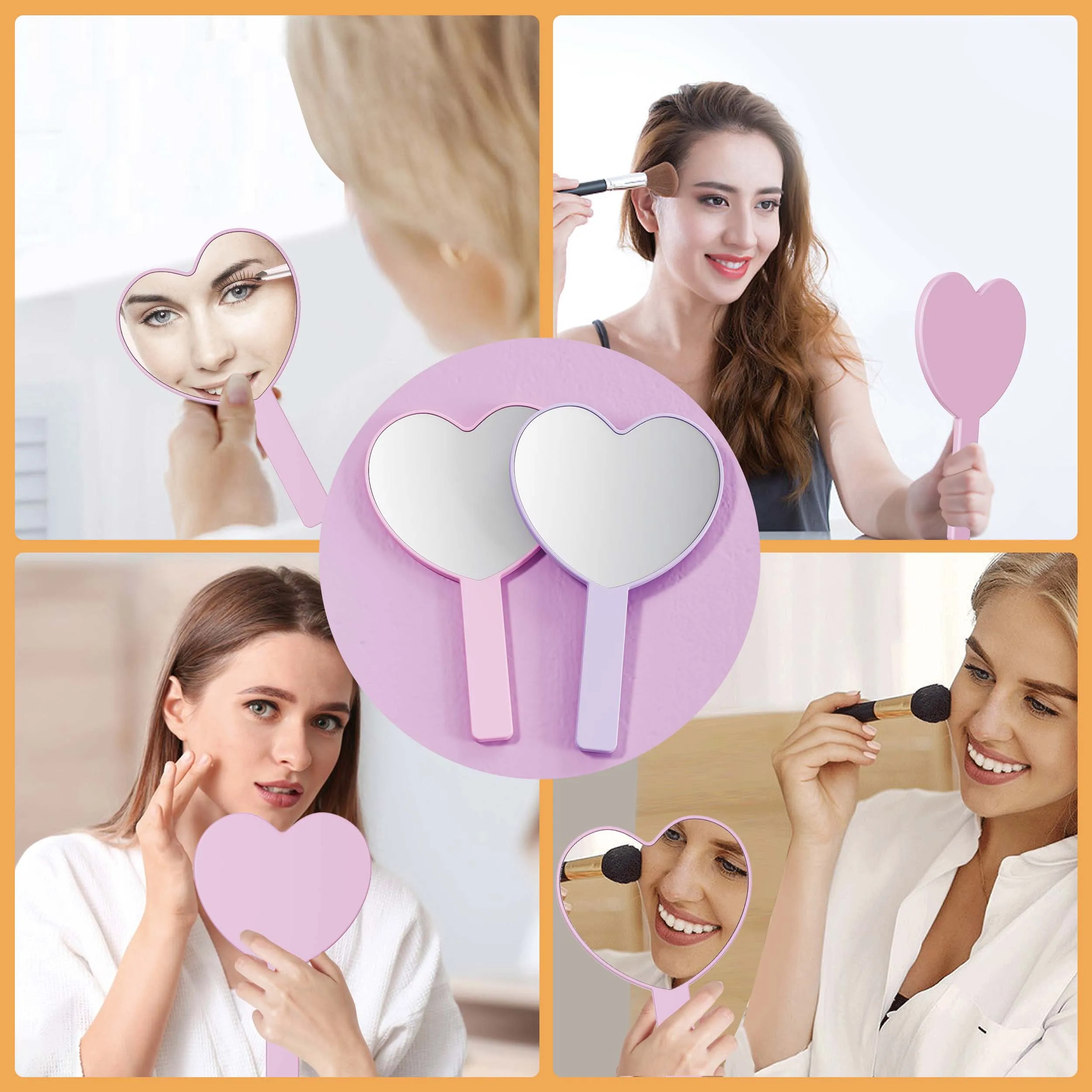 Alibaba.com: Personalised, Portable, Heart-Shaped Handheld Makeup ...