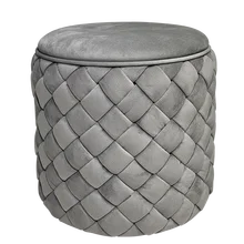 Round Ottoman Stool Various Color Comfortable Furniture