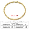 18k gold plated SB122-18K-2.5