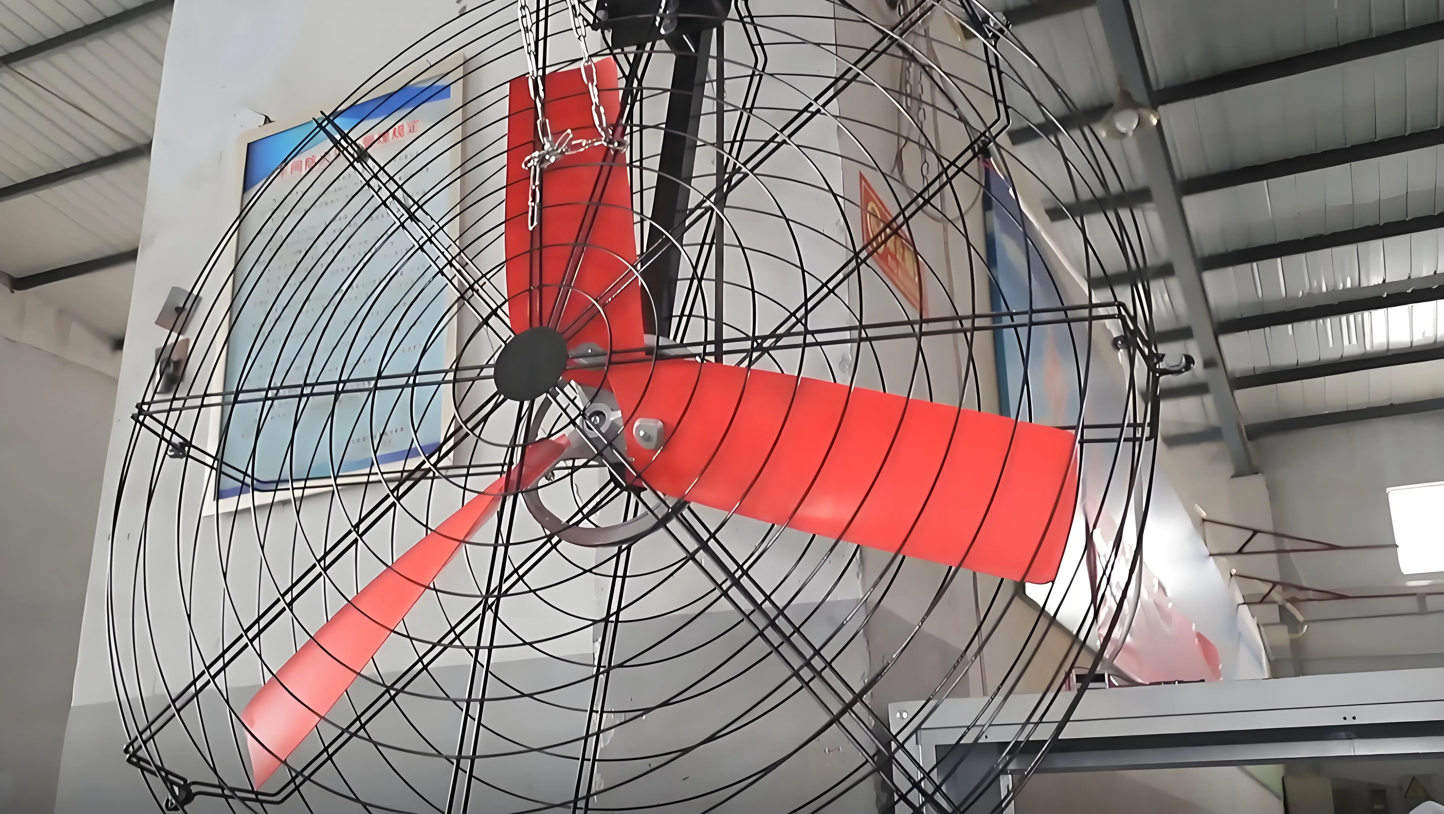 Round Hanging Fan, 380 V, Electric - detail 12