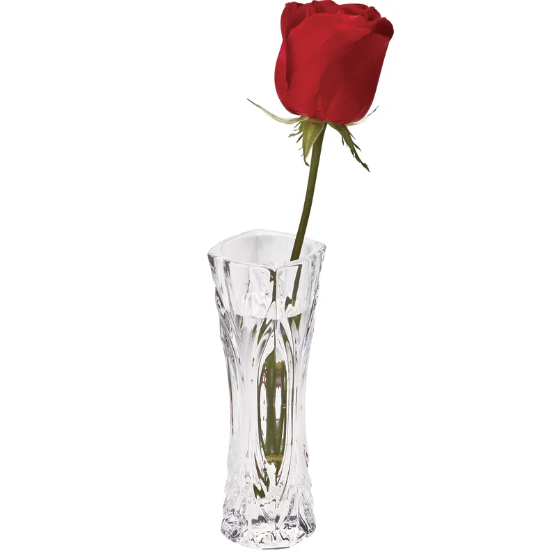 Cheap Flower Vases Small Flower Vases Diamond Cutting Acrylic Tabletop