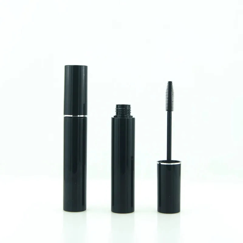 New Arrival OEM ODM Custom Logo Label Plastic Cosmetics Packaging Container 10ml Black Empty Mascara