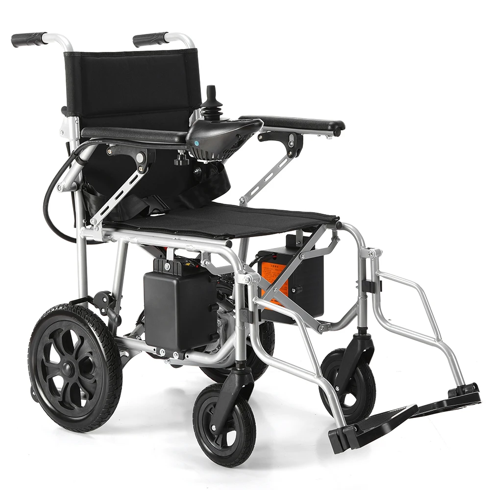 2026 Hot Sales Malaysia Cheap Price Steel Power Wheel Chair Portable Foldable Smart Ultra Light Electric Wheelchair for Disabled