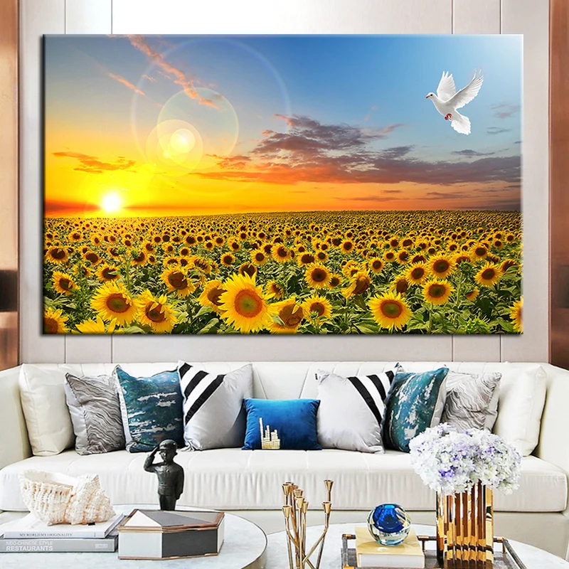 Sunflower - 2024 Framed poster | living room |bedroom | teen | farmhouse | ready to hang | wall art | photography