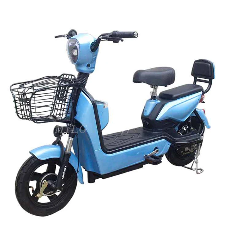 350W Central Motor Electric Motorcycle with Integrated Battery and Digital Features for Seniors