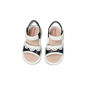 Fancy Fashion Children Princess Sandals Macrame Dress Shoes Outdoors Kids Girls Twist Woven Rope Sandals