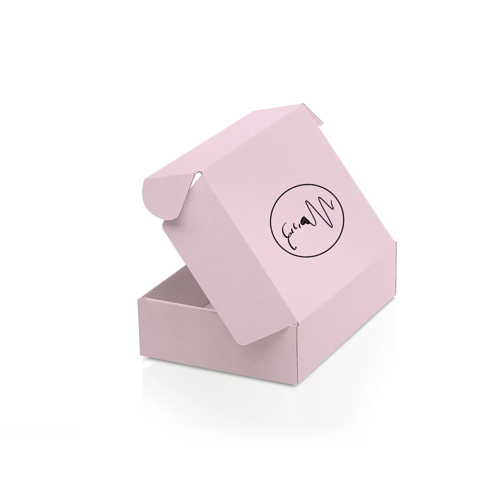 Заводская цена Пользовательский логотип роскошная печатная эко-упаковка гофрированная бумага картонные почтовые ящики бумажная коробка