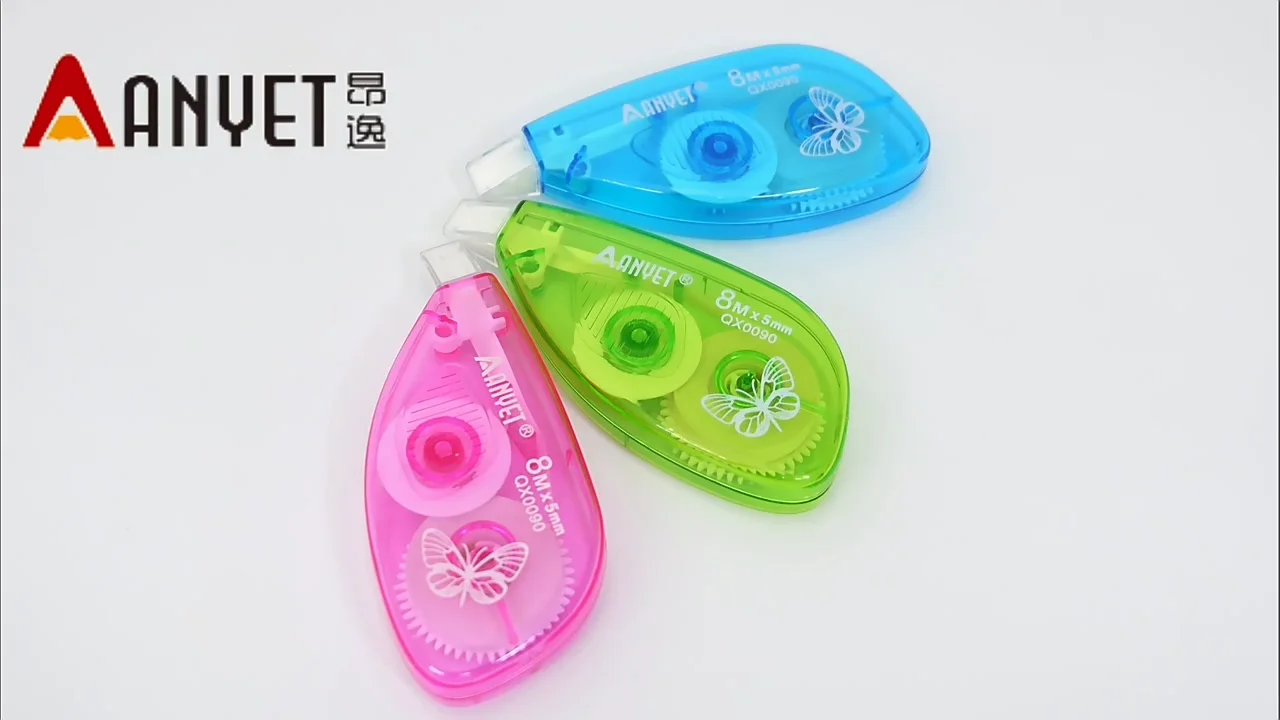 Office And School Stationery Supplies Sideway Type Correction Tape