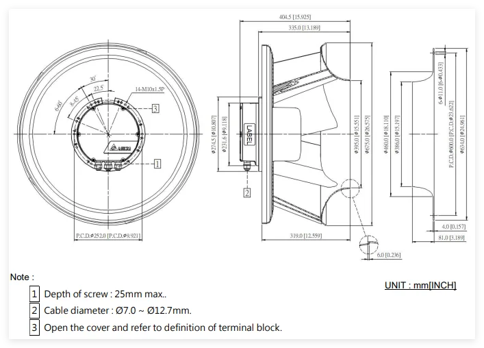 Ffu Fan, GTB063PUU41R-V001, 400V, 50/60Hz, 4200W - detail 14