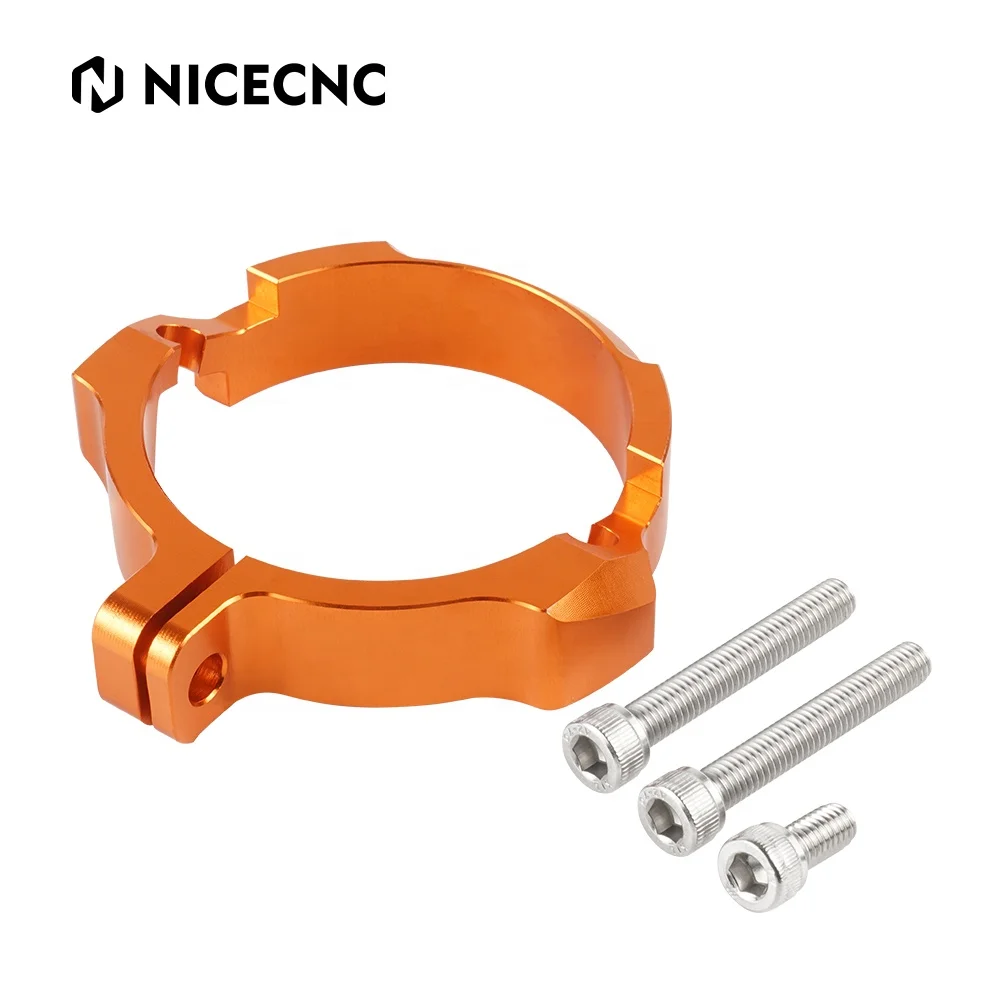 Nicecnc Aluminum Exhaust Flange Protector For Ktm 250/300 Xc/sx/xcw/xc