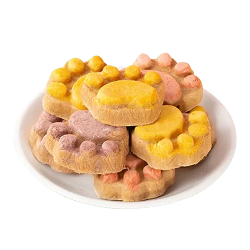 Source Factory Made in China Pet Snacks Cat Dog Claw Cake Suitable Nutrition Matching OEM Customization