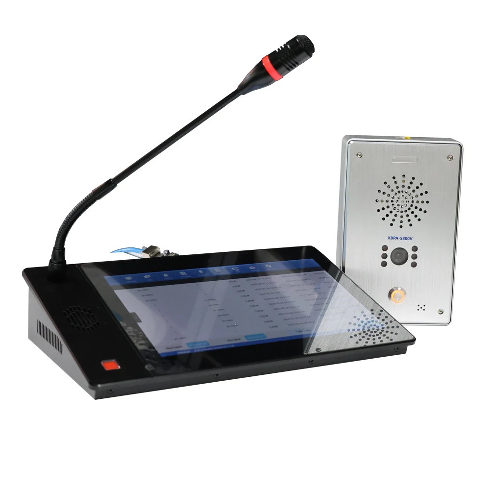 Intercom Call IP/SIP/4G/WIFI Audio Video Intercom System with Microphone