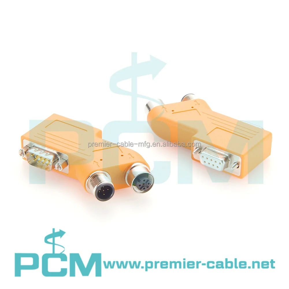 Industrial Communication PLC CANopen Bus DB9 to M12 Adapter manufacture