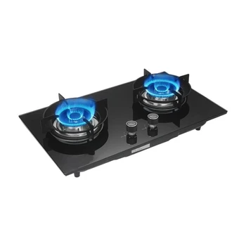 Factory direct sales simple explosion-proof tempered glass household gas stove
