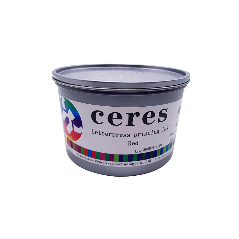Ceres Offset Printing UV Invisible Ink,Red to Yellow,1kg/can
