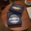 Piatti per auto-argento due teste universali-confezione regalo+confezione in spugna