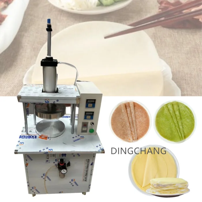 Small Scale	chicken Shawarma Making Machine	press Roti	press Spring Roll Skin Half Cooked Roti Making Machine