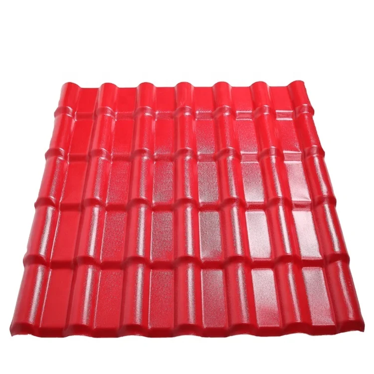 Zhongxingcheng 1050 mm pvc kunststoff spanisch stil synthetische harz  bambus dachziegel