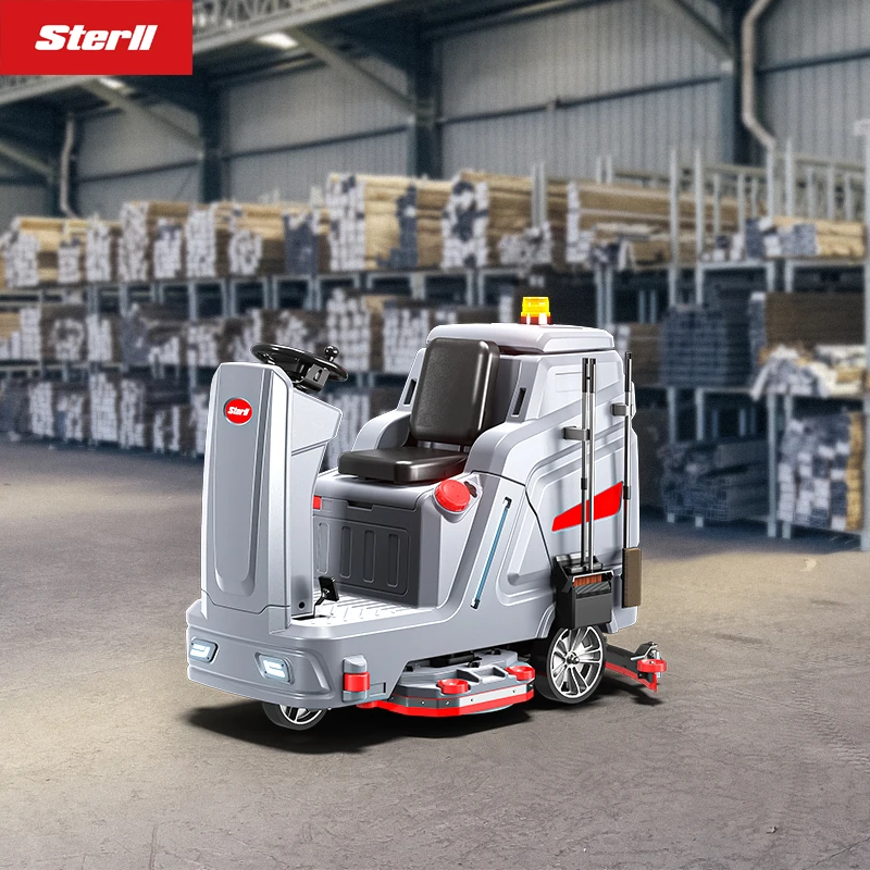 Popular Design ride on title floor scrubber Industrial scrubber sweeper the automatic floor cleaning washing machine