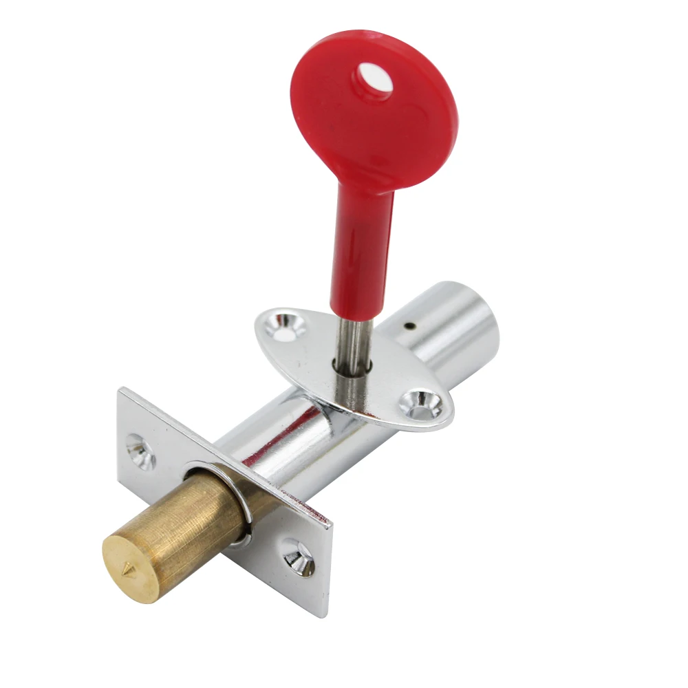 Universal Invisible Fire Pipe Lock  with Key Tube Well Lock Fire Door Escape Security Bolt Lock