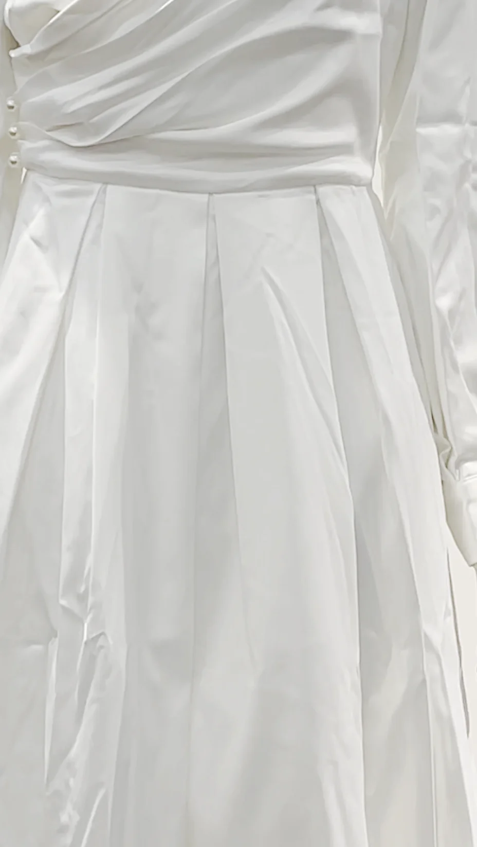 LS2443 New Fashion Drape White Maxi Length Ladies Fitted Dresses for Women  Elegant Dress