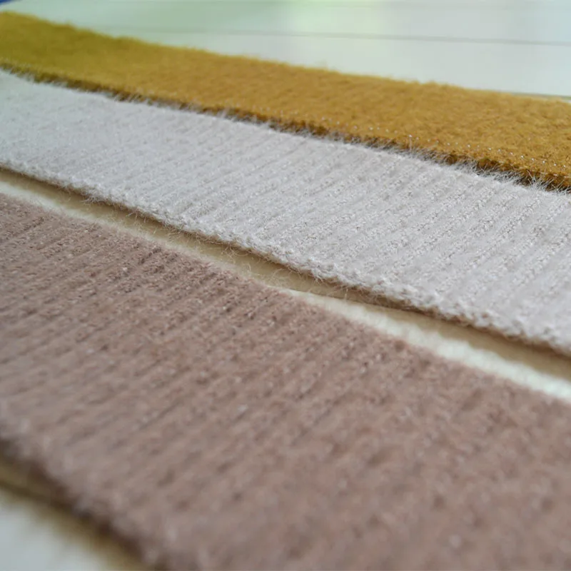 
Шерстяные ребристые манжеты для свитера и шеи, аксессуары для одежды из эластичной нити 