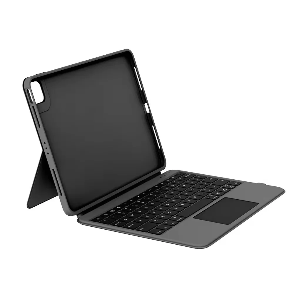 Laudtec Magic Business Keyboard Case For Ipad Pro Air 13 Inch Horizontal Vertical Holder Stable Touchpad With Magnetic Pen Slot