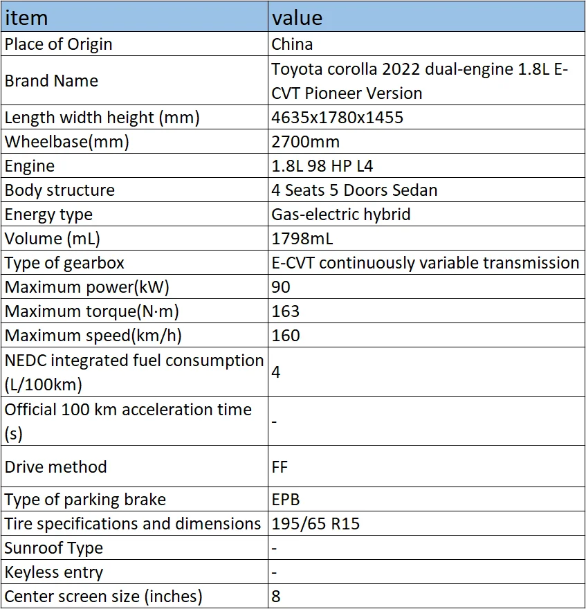 Fairly Used Toyota Corolla Hybrid Cars For Sale / Used Toyota Corolla