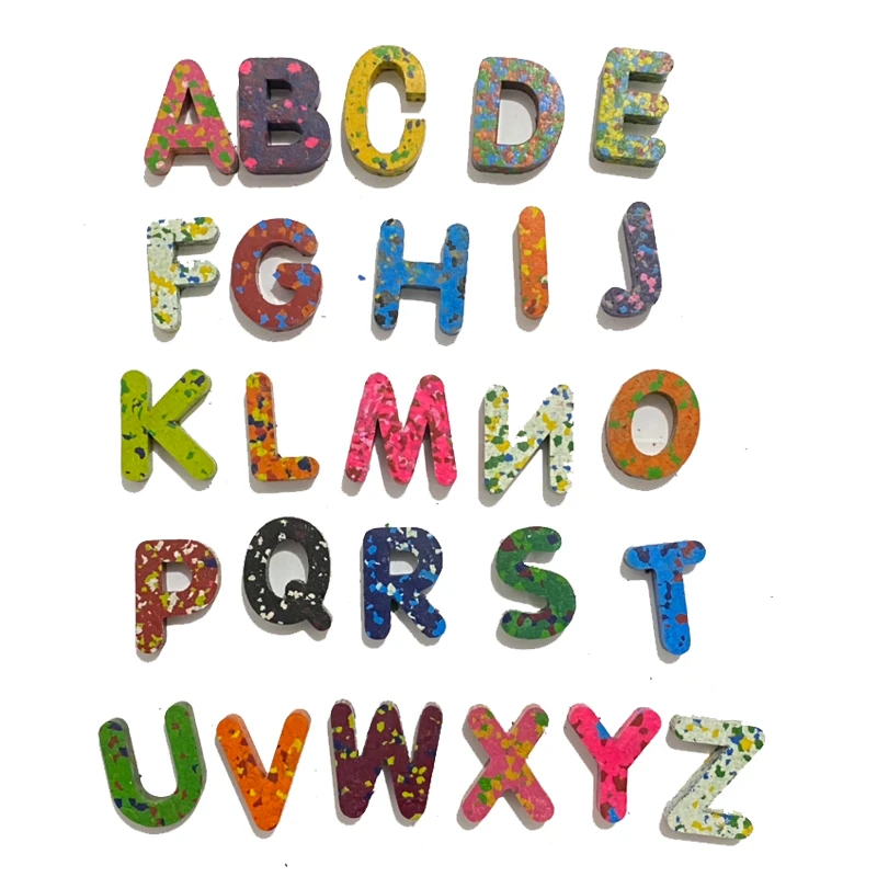 26pcs Crayons Alphabet Shape Design Toys For Toddlers Kids Children ...