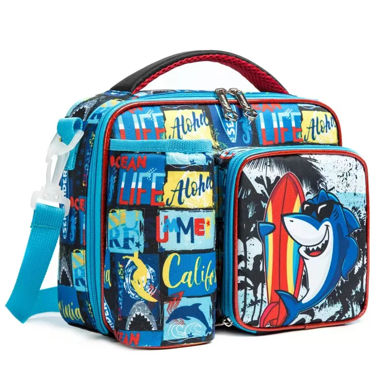 Luxury Classic Cartoon Waterproof Polyester Cooler Bag 20L for Lunch Box Water Bottle Kids School Bag Wholesale