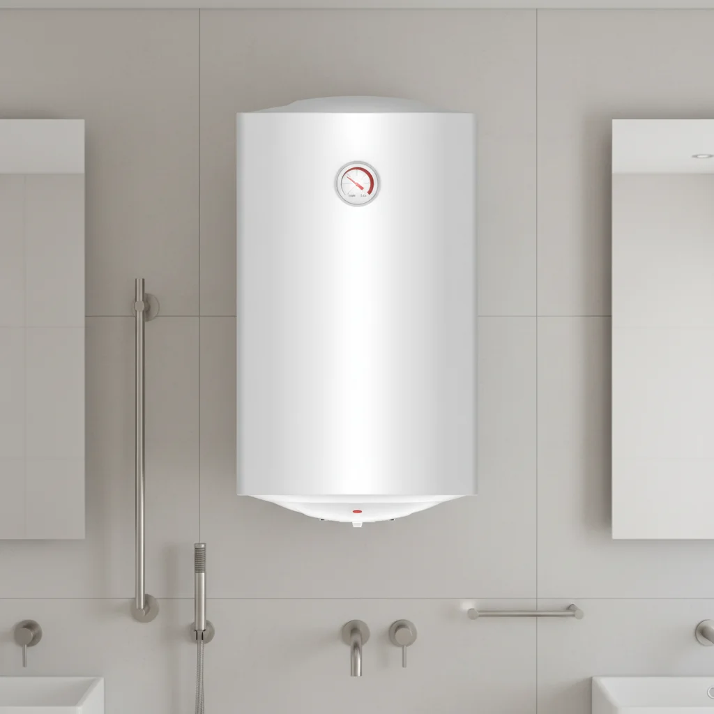 30L Metal Shell Wall Mounted Water Tank Storage Electric Water Heater for Home Bathroom and Hotel