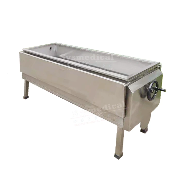 Stainless Steel 304 Mortuary Table for Embalming & Dissecting - 150kg ...