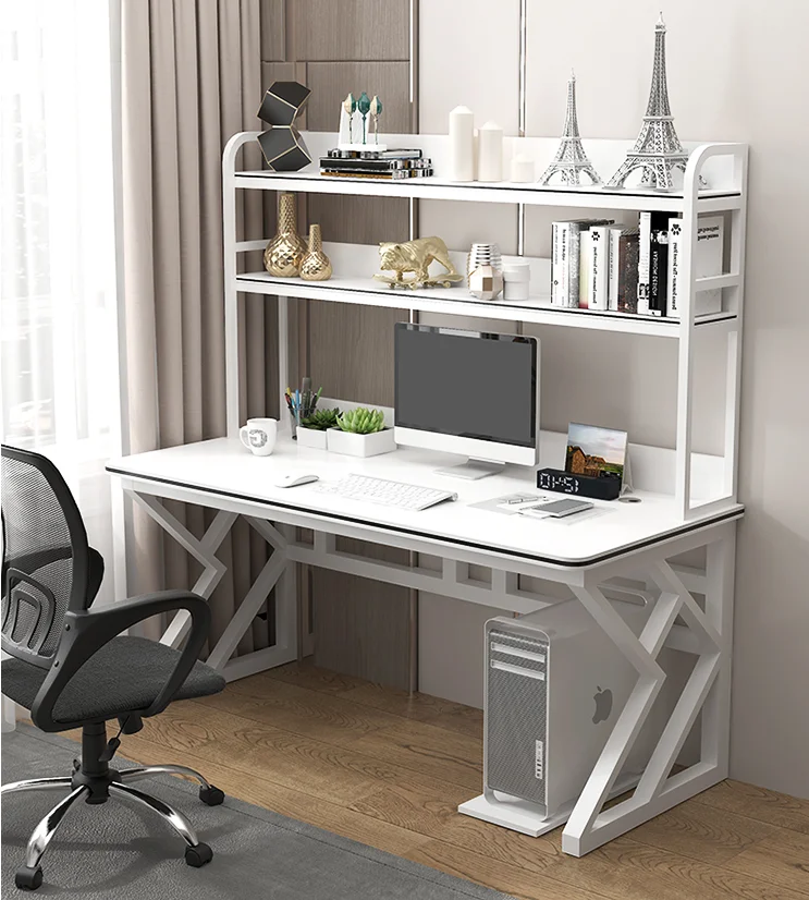 AILICHEN Computer Desk with Desk and Book Shelf