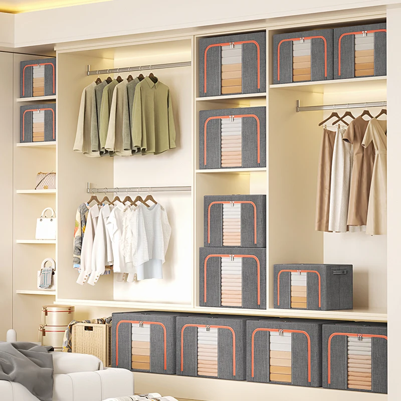 Wholesale Collapsible Storage Box 50*40*33 66l Polyester Storage Box