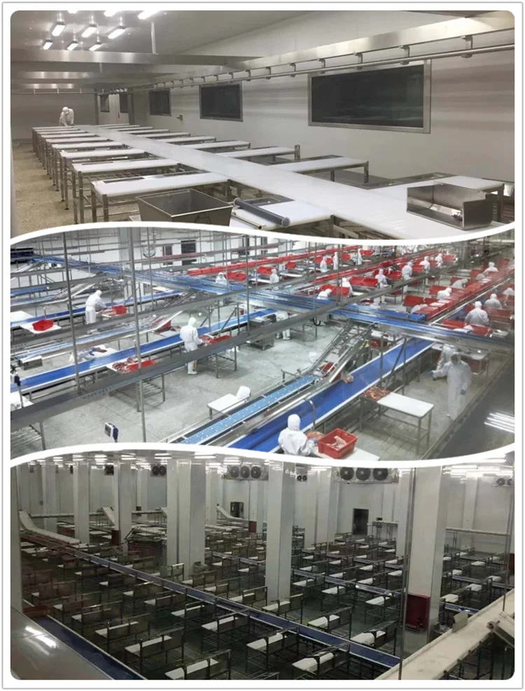 Factory price meat processing equipment slaughtering production line pig bone removal conveyor