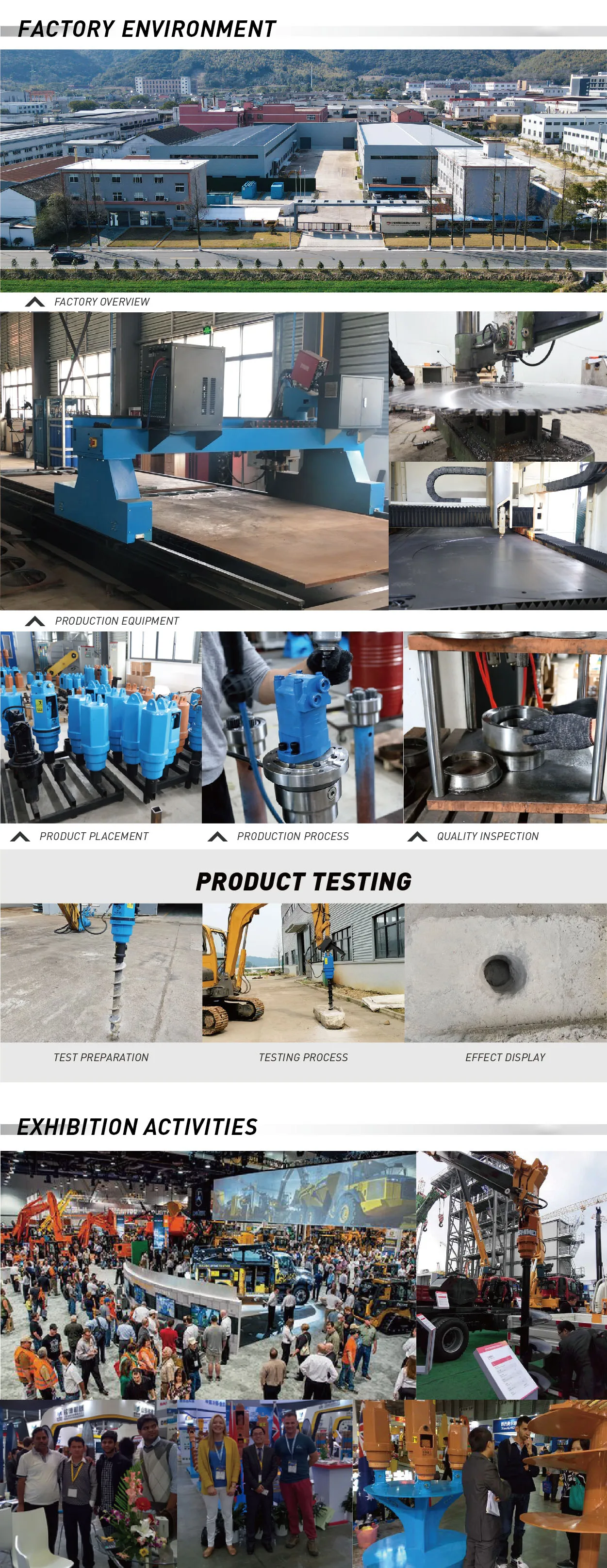 YA18000 Maximum Drilling Depth up to 12 Meters Spiral Type Landscape Construction Earth Drill for Construction Equipment supplier
