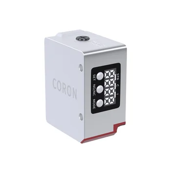 CORON KR-W70 Optical Sensor 4-Digit Display Segment Color Mark Detection NPN Switch Output 20-70mm Mark Detection Distance